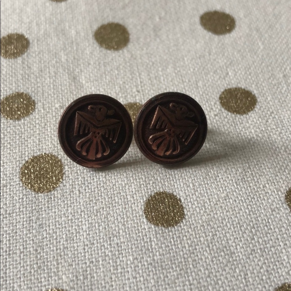Copper Thunderbird Earrings